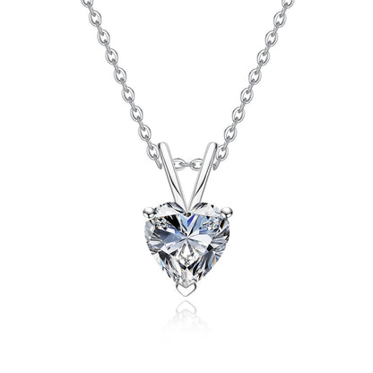 Moissanite 925 Sterling Silver Pendantlight Luxury Fashion-forward Necklace Accessory