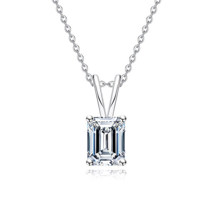 Moissanite 925 Sterling Silver Pendantlight Luxury Fashion-forward Necklace Accessory