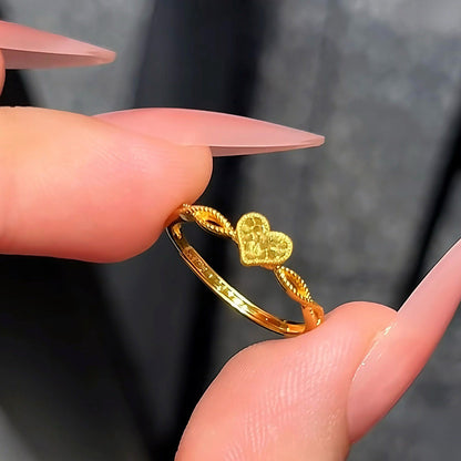 Sui Bing One Hearted Love Ring For Women Adjustable Opening