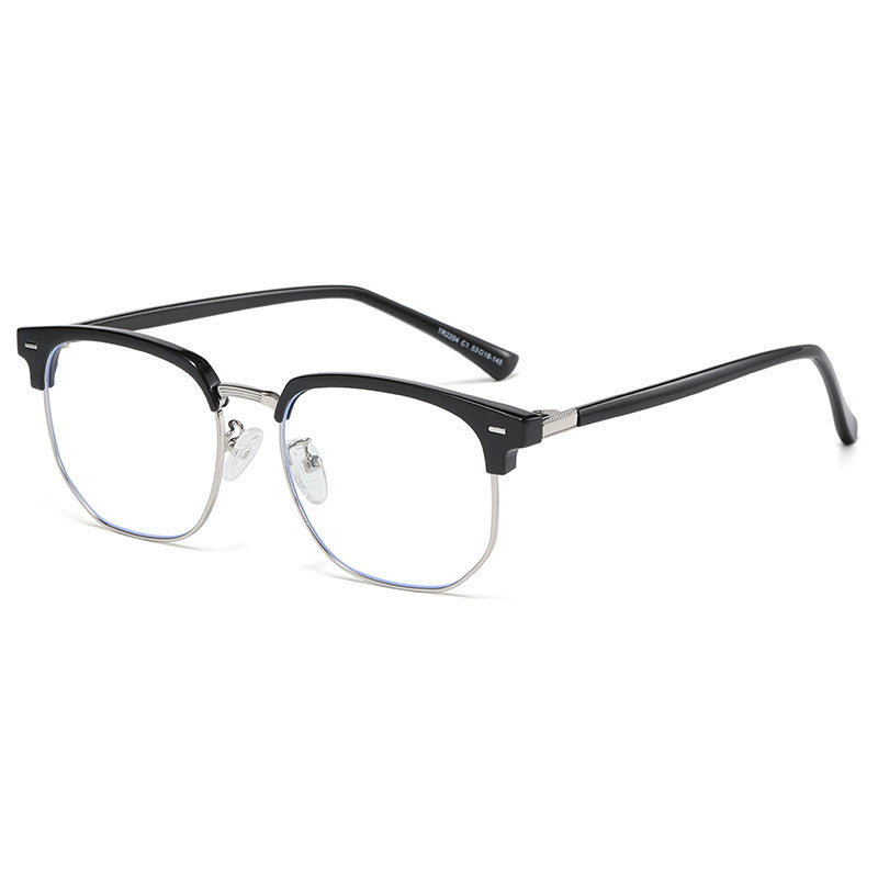 Large-frame Blue-light-blocking High-definition Myopia Glasses