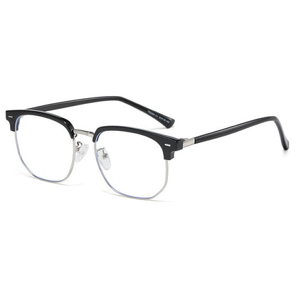 Large-frame Blue-light-blocking High-definition Myopia Glasses