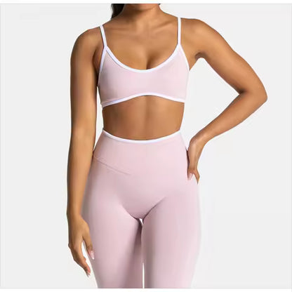 2025 New Women's Yoga Set-High Waist Butt-Lifting Slim Workout Outfit,Backless Sports Bra&Compression Leggings For Yoga, Gym 2 sold