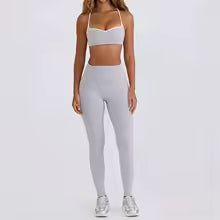 2025 New Women's Yoga Set-High Waist Butt-Lifting Slim Workout Outfit,Backless Sports Bra&Compression Leggings For Yoga, Gym 2 sold