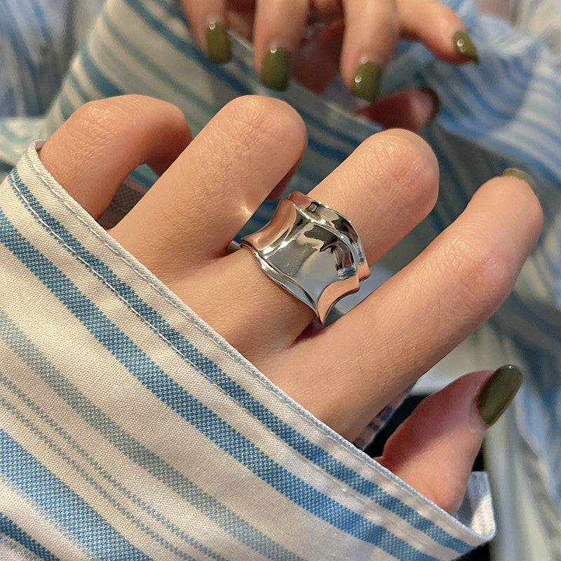 Stylish And Minimalist Alloy Ring For Women