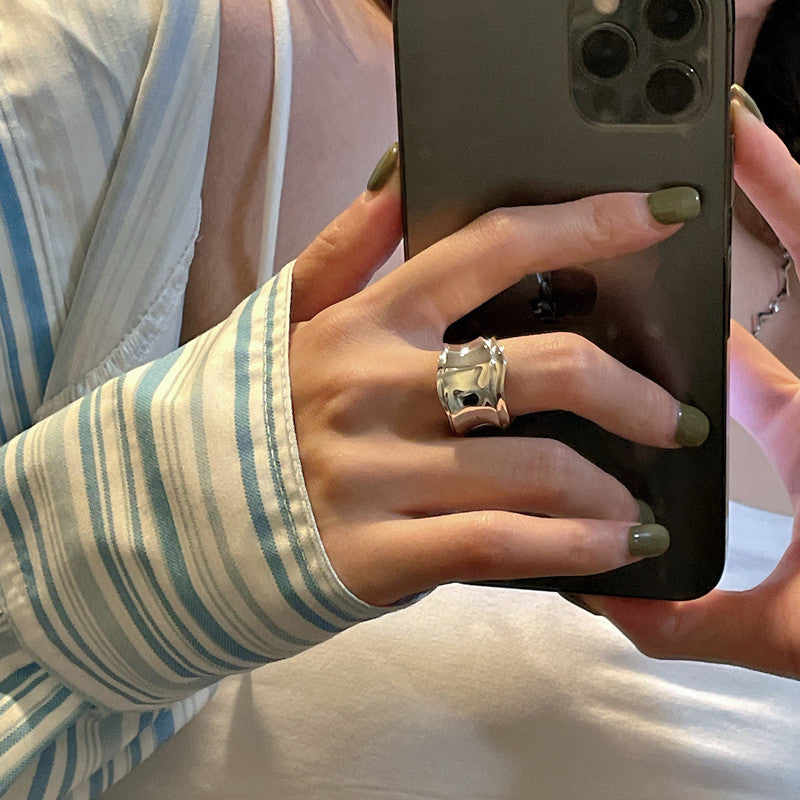 Stylish And Minimalist Alloy Ring For Women