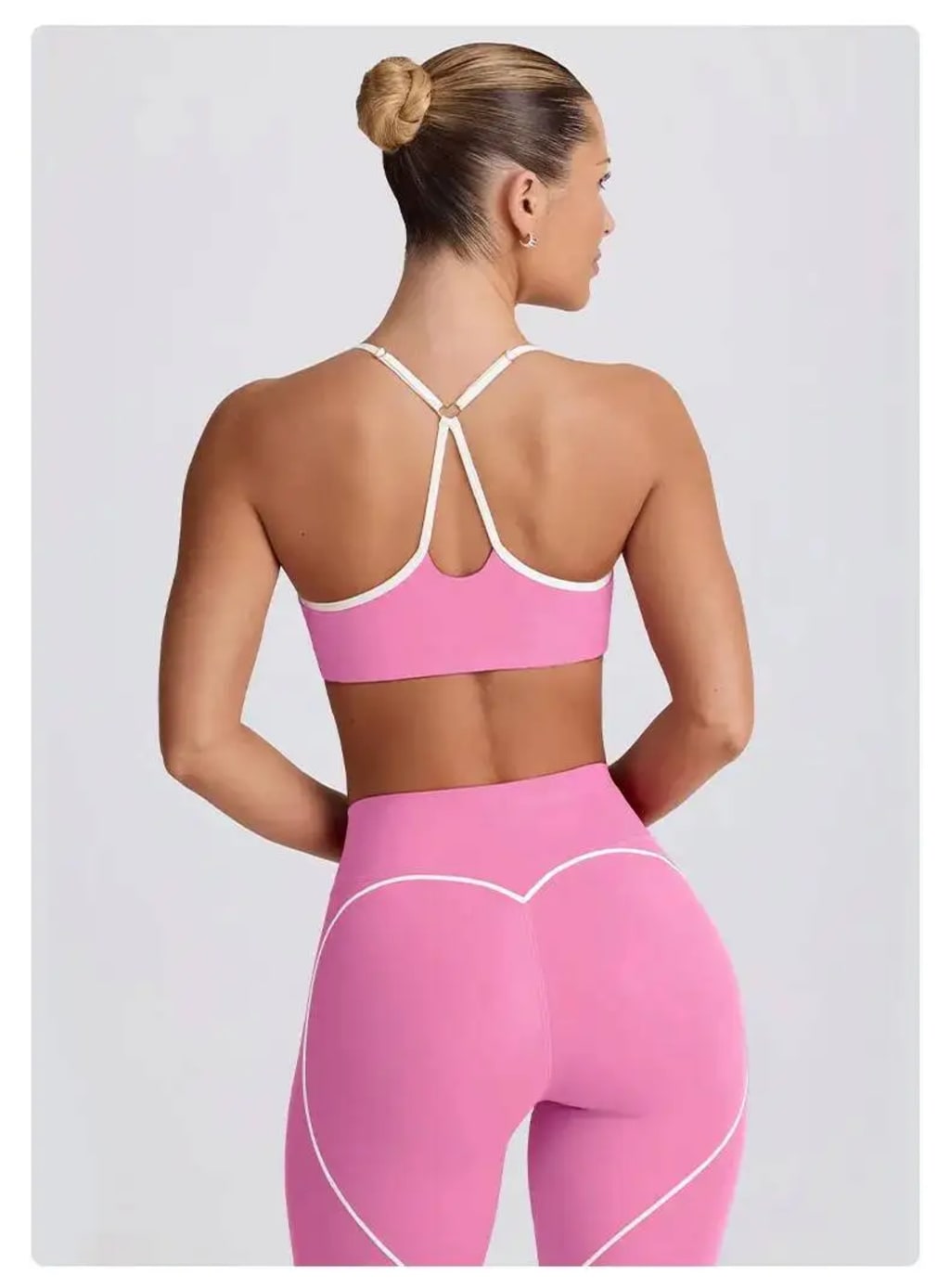 2025 New Women's Yoga Set-High Waist Butt-Lifting Slim Workout Outfit,Backless Sports Bra&Compression Leggings For Yoga, Gym 2 sold