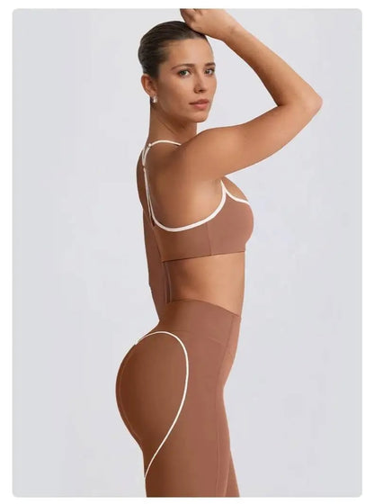 2025 New Women's Yoga Set-High Waist Butt-Lifting Slim Workout Outfit,Backless Sports Bra&Compression Leggings For Yoga, Gym 2 sold